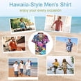 thumbnail image 6 of Kirby Mens Hawaiian Shirt Summer Casual Short Sleeve Button Down Beach Shirts, 6 of 7