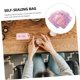 thumbnail image 4 of 100 Uds bolsa de embalaje de joyería bolsa de joyería translúcida pequeña bolsa transparente con cremallera bolsa con cremallera resellable bolsas de almacenamiento con cremallera plana, 4 of 5