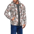 thumbnail image 2 of Naloa Paisley Floral Men’s Hoodies, Zip up Hoodie, Sweatshirts,Hoodies for Men Sizes S-3XL-XX-Large, 2 of 5