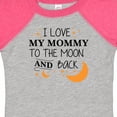 thumbnail image 4 of Inktastic I Love My Mommy to the Moon and Back Boys or Girls Baby Bodysuit, 4 of 5