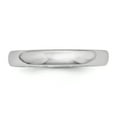 thumbnail image 4 of 14K White Gold 3mm Half-Round Band Ring Size 10, 4 of 7