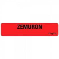 ZEMURON Syringe Labels .375" x 1.625"