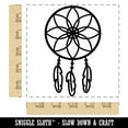 thumbnail image 2 of Dream Catcher Square Rubber Stamp Stamping Scrapbooking Crafting - Large 2.75in, 2 of 7