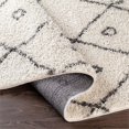 thumbnail image 3 of Taza shag Charcoal 6'7" x 9' Global Rectangle Area Rug, 3 of 3
