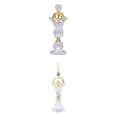 thumbnail image 1 of Quemador de incienso de cristal,Quemador de incienso de cristal Mabkhara Craft,Quemador de resina de incienso Bakhoor Oud Incensario,Soporte para incensario de estilo árabe Estufa, 1 of 9