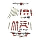 thumbnail image 2 of Accesorios para coches RC Actualización de chasis Fácil de instalar Repuestos delanteros y traseros Rojo, 2 of 9