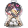 thumbnail image 4 of Butterfly RDJ 2-Player Table Tennis Racket & Ball Set, 4 of 4
