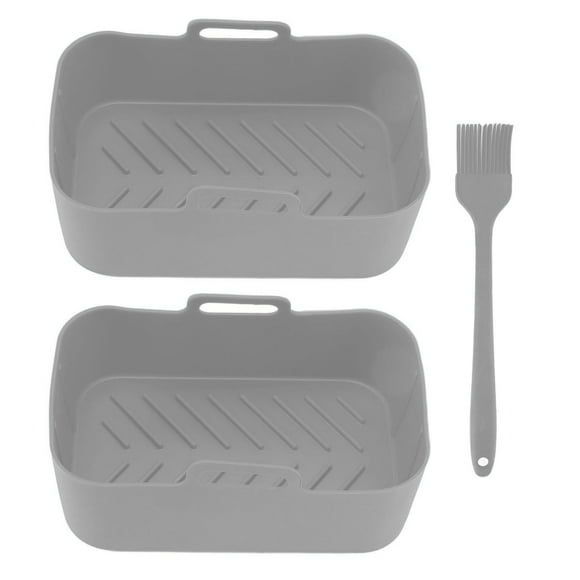Fryer Silicone Liner,2pcs Fryer Silicone Basket Fryer Silicone Basketfor Ninja Fryer Silicone Pot Solid Performance