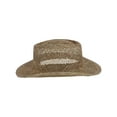 thumbnail image 3 of CTM Unisex Twisted Straw Gambler Hat, 3 of 5