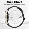 thumbnail image 6 of BXUXOHS Bands Compatible with Samsung Galaxy Watch 6 Band 44mm 44mm, Galaxy Watch 6 Classic 43mm 47mm, No Gap Soft Silicone Sport Replacement Strap for Galaxy Watch 6 Band Women Men, 6 of 10