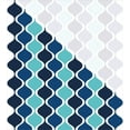 thumbnail image 3 of Abstract Duvet Cover Set, Wavy Curved Tone Stripes with Spiral Swirl Lines Pattern, Decorative 3 Piece Bedding Set with 2 Pillow Shams, Queen Size, Turquoise Dark Blue, by Ambesonne, 3 of 3