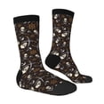 thumbnail image 2 of Goofa Pirate Skulls Printed Men's Crew Socks, Soft Durable Breathable Moisture-Wicking with Odor Control Cotton socks, 2 of 9