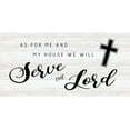thumbnail image 2 of CAD Designs 18x11 Gold Ornate Wood Framed with Double Matting Museum Art Print Titled - Serve the Lord, 2 of 4