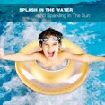 thumbnail image 2 of Swim Rings With Glitter, Inflatable Pool Float Swimming Pool Float Tube Round Shaped Swimming Tube Water Fun Beach Pool Toys For Summer Party For Kids, 2 of 5