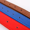 thumbnail image 6 of Leather Fashion Bone For Cats Puppy Pug Traction Leather Collar Neck Strap Dog Collar Pet Accessories RED M, 6 of 8