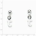 thumbnail image 2 of White Sterling Silver Earring Drop & Dangle Women'S 13 mm 5, 2 of 2