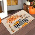 thumbnail image 5 of hengsof Fall Door Mats 19.68x31.49in, Fall Decorations for Home, Fall Welcome Mats Outdoor, Autumn Fall Pumpkin Truck Doormats for Front Door Decorations, Decorative Fall Decor for Home, 5 of 6