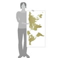 thumbnail image 3 of World Map Wall Art Earth Atlas Decal Sticker, 3 of 4