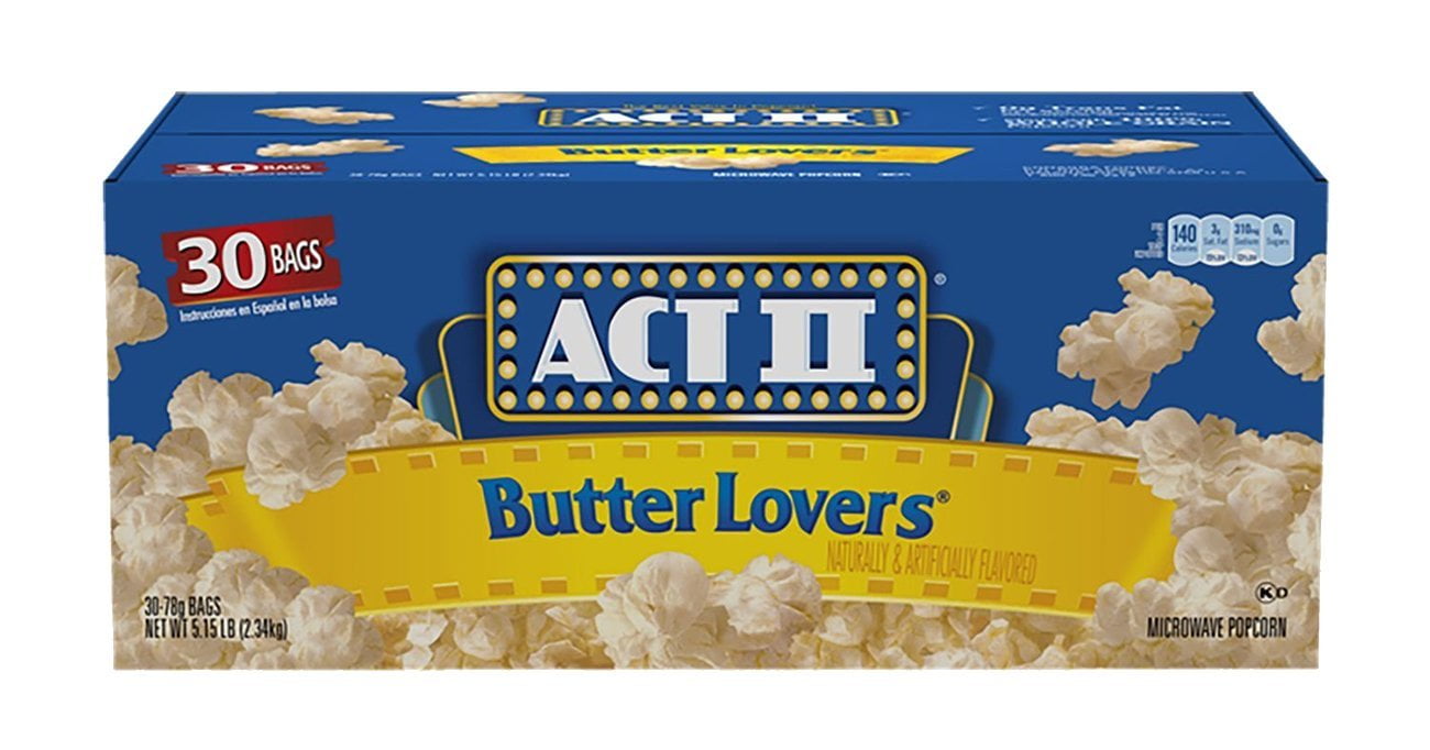 Act II Butter Lovers Microwave Popcorn (3oz., 30 bags)