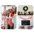 thumbnail image 6 of A Multi-Purpose Wire Winder 1Pcs Christmas Garland Hangers For Mantle Wreath Ties Silicone Adhesive Stocking Holder For Front Door Frame Fireplace Stairways Garland Hooks, 6 of 9