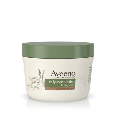 Aveeno Active Naturals Daily Moisturizing Body Yogurt Moisturizer, Vanilla And Oats, 7oz - Walmart.com
