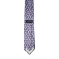 thumbnail image 3 of ROMARIO MANZINI White Flower on Lavender PRINTED DESIGN TIE, 3 of 3