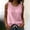 Pink, variant on Dxzfnsa Womens Cotton Linen Tops Women's Lightweight Tank Tops Crew Neck Casual Sleeveless T Shirts Loose Fit Solid Color Vests