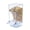 transparent, variant on No Mess Bird Feeders, Automatic Parrot Feeder Cage Accessories, Transparenty Acrylic Parakeet Seed Container No-Spill Food Feeder Drinker for Small Birds Canary Cockatiel Finch