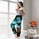 thumbnail image 5 of Fotbe Blue Viper Snake Pantalones de Pijama para Mujer, Pantalones de Dormir, Pantalones Pj con Cordón y Bolsillos-Small, 5 of 6