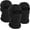 Black, variant on 3 Pieces Balaclava Face Mask of Men - Ski Cycling Mask, Breathable Elastic Fit & Perfect for Outdoor Activities