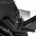 thumbnail image 6 of VIVO Clamp-on Computer Keyboard & Mouse Under Desk Slider Tray for Corner Desks, 6 of 8