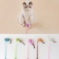 thumbnail image 4 of Cat Teaser Faux Feather: Plush Elastic Rope Interactive Kitten Wand Pet Play Toy, 4 of 4