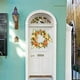 thumbnail image 5 of Guirnalda de puerta floral 16 pulgadas de puerta, 40cm s de peonía Margarita, hermosa Artificial de primavera y verano para de bodas decoración de la Fanmusic Guirnalda de puerta floral, 5 of 7