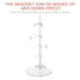 thumbnail image 5 of 10Pcs Transparent Doll Stands Plastic Doll Display Racks Doll Support Holders Desktop Doll Stands, 5 of 5