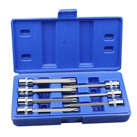 

7PCS 3/8inch Socket Tool Set Drive Extra Long Torx Star Bit Sockets Set T25-T60