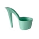 thumbnail image 2 of Macetero de zapato de tacón alto de plástico de escritorio - Verde, 2 of 7