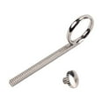 thumbnail image 4 of FRCOLOR Finger Pull Ring 2pcs Metal Trumpet Slide Finger Ring Pull Ring with Screw Trumpet Cornet Accessory Replacement CB22 (Silver),2.95"X1.02"X0.16", 4 of 4