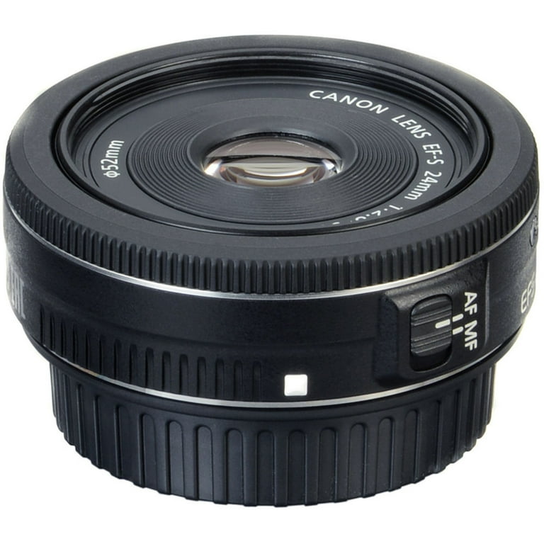Canon EF-S 24mm f/2.8 STM Lens for DSLR Camera: Lightweight