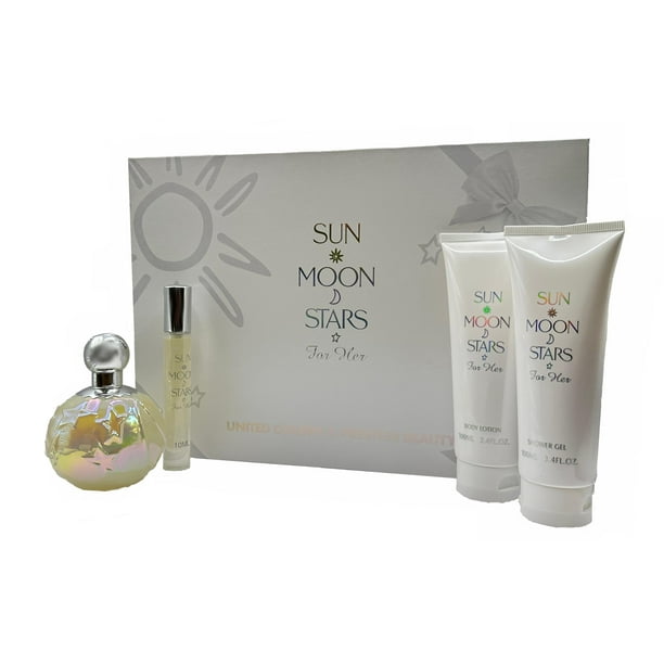 Set de regalo de perfume United Colors SUN MOON STARS para mujer