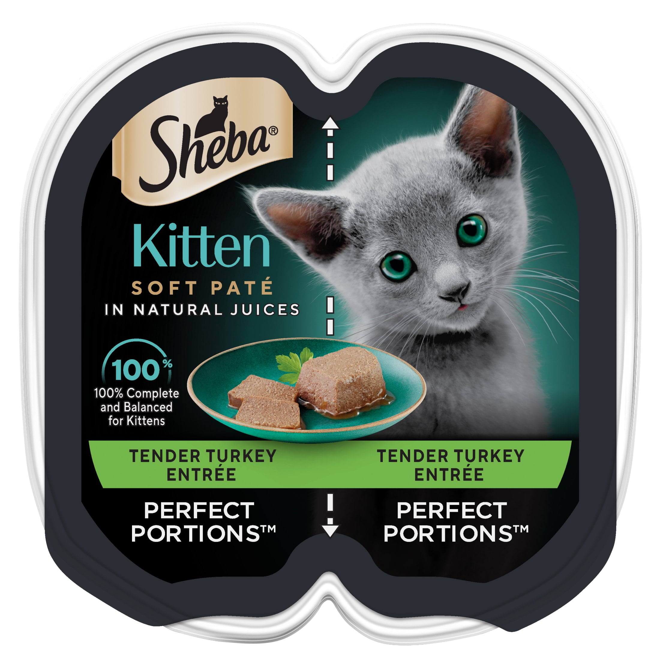 Sheba Perfect Portions Soft Good Salmon Entree, Moist Wet Kitten