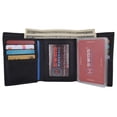 thumbnail image 3 of Men's Classic Trifold RFID Security Blocking Slim Credit Card ID Premium Leather Wallet, 3 of 31