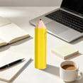 thumbnail image 3 of Pencil Shaped Case, Cute Pencil Shaped Storage Bag with Side Zipper, Soft and Durable Pen Case for study, Art Supplies, and Stationery Organizer, Fun Novelty Gift for Students, Yellow, 3 of 4