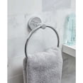thumbnail image 2 of Better Homes & Gardens Prescott Towel Ring, Polished Chrome, 2 of 8