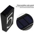 thumbnail image 4 of Billuyoard Señal de placa de puerta Solar Digital, lámpara de Villa desenchufada, iluminación de tienda, adornos Led, placa de placa de noche de paisaje Iluminación y accesorios Número 4 Billuyoard HA072719-05, 4 of 6