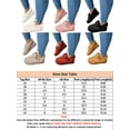thumbnail image 2 of UKAP Women Fashion Moccasins Faux Suede Slip On Slippers House Shoes Outdoor Loafers, 2 of 2