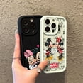 thumbnail image 3 of Mickeys Minnies Couple Cute Phone Case for IPhone 16 15 14 13 12 11 Pro Max Mini XR XS X 7 8 Plus Soft TPU Back Cover TYW-185G240725JH2 iPhone 15 Plus, 3 of 7