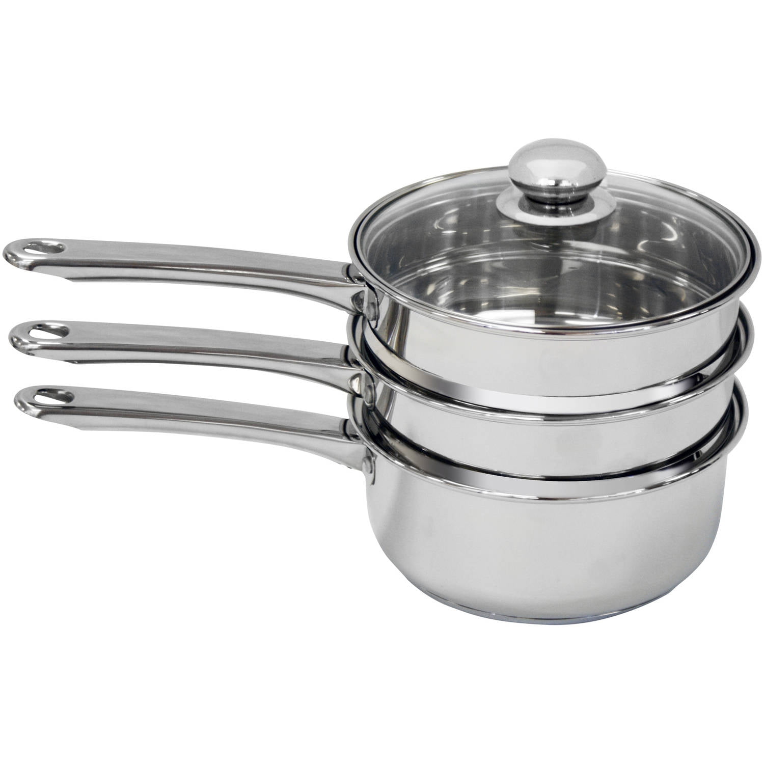 Ragalta 3Quart 4Piece Double Boiler and Steamer