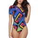 thumbnail image 1 of Balery Vintage Audio Cassettes Body de cuello redondo de manga corta para mujer Tops de manga corta Tops básicos-XX-Large, 1 of 7