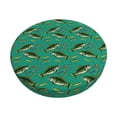 thumbnail image 1 of Disketp Bass Fish Funda Redonda para Taburete, Funda de Cojín para Silla de Bar Suave y Elástica-14 inch, 1 of 7