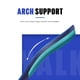 thumbnail image 3 of Plantillas WalkHero para fascitis plantar con soporte para arco medio, color azul, 3 of 7